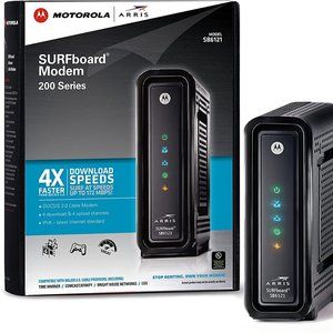 Motorola SURFboard SB6121 4x4 DOCSIS 3.0 Cable Modem